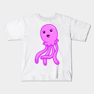 Kawaii jellyfish Kids T-Shirt